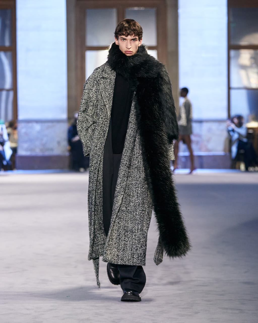 Fashion Week Paris Fall/Winter 2022 look 20 from the Ami collection 男装