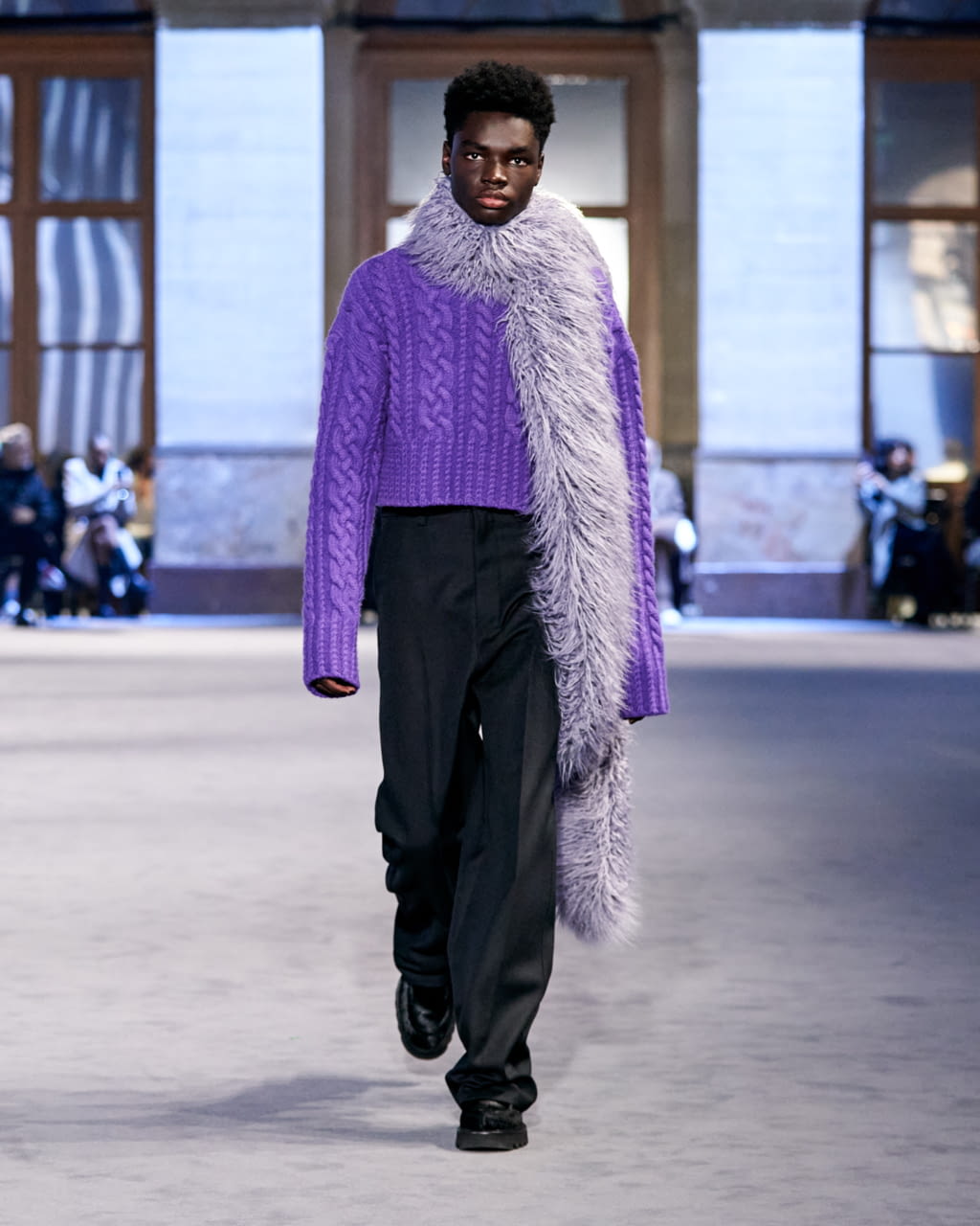 Fashion Week Paris Fall/Winter 2022 look 30 from the Ami collection 男装
