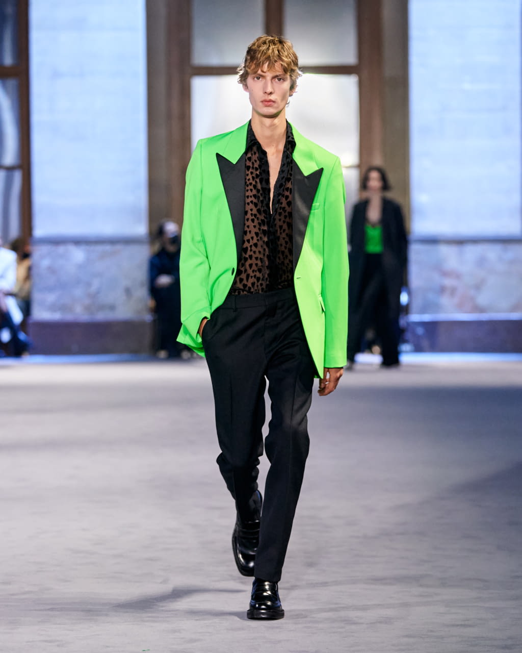 Fashion Week Paris Fall/Winter 2022 look 35 from the Ami collection 男装