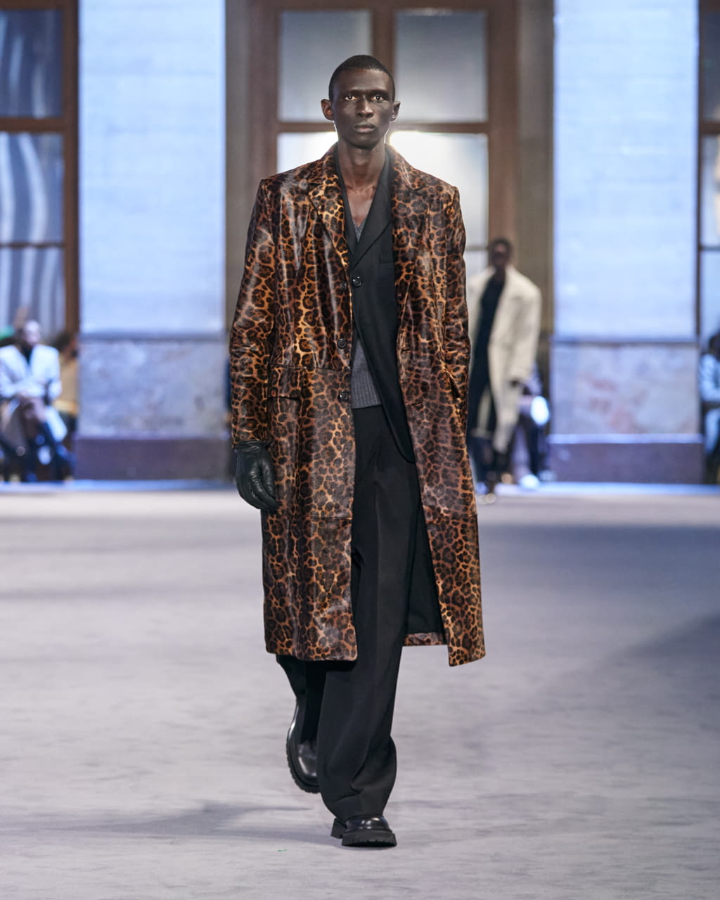 Fashion Week Paris Fall/Winter 2022 look 46 from the Ami collection 男装