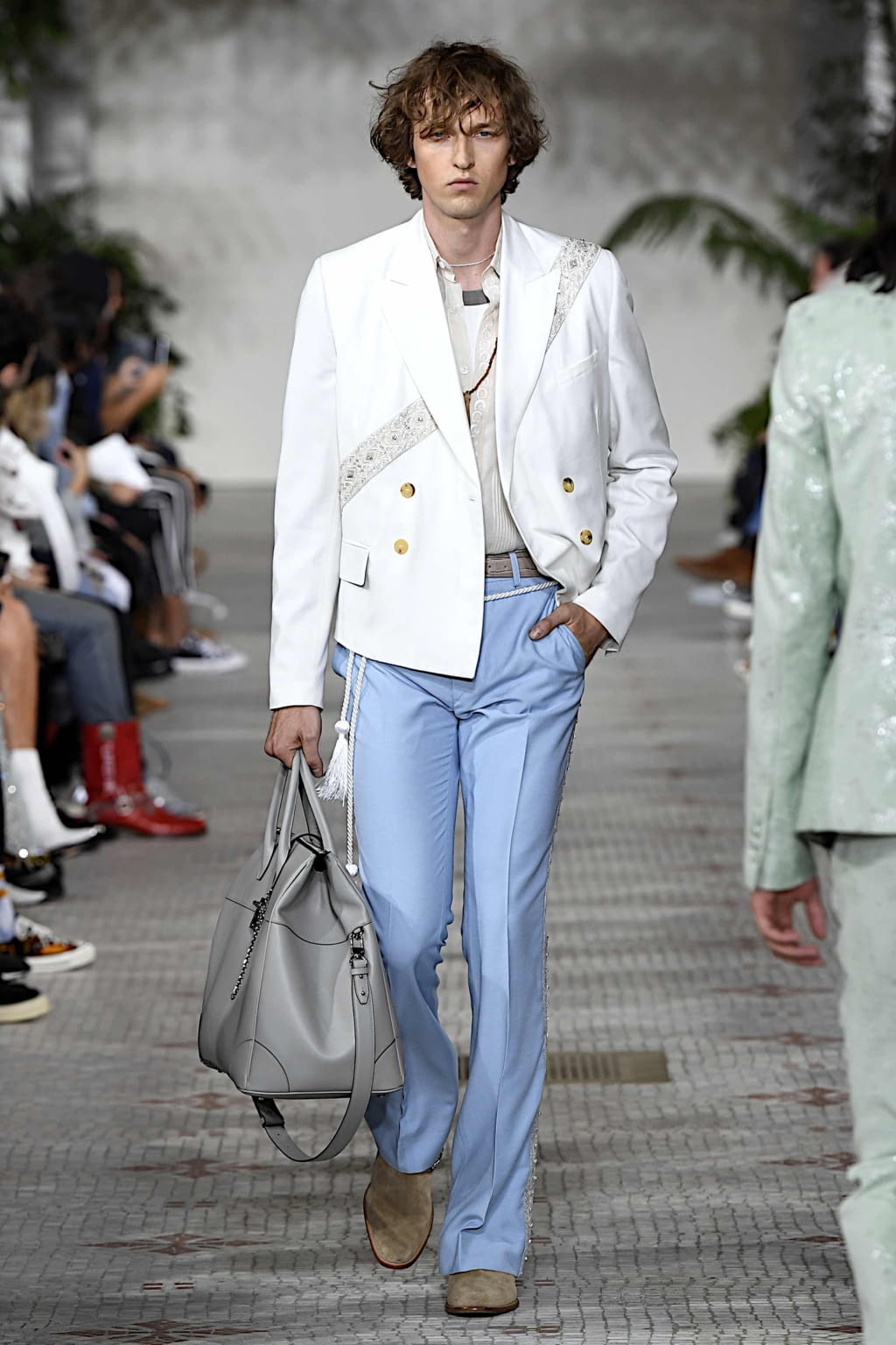 Fashion Week Paris Spring/Summer 2020 look 2 from the Amiri collection menswear