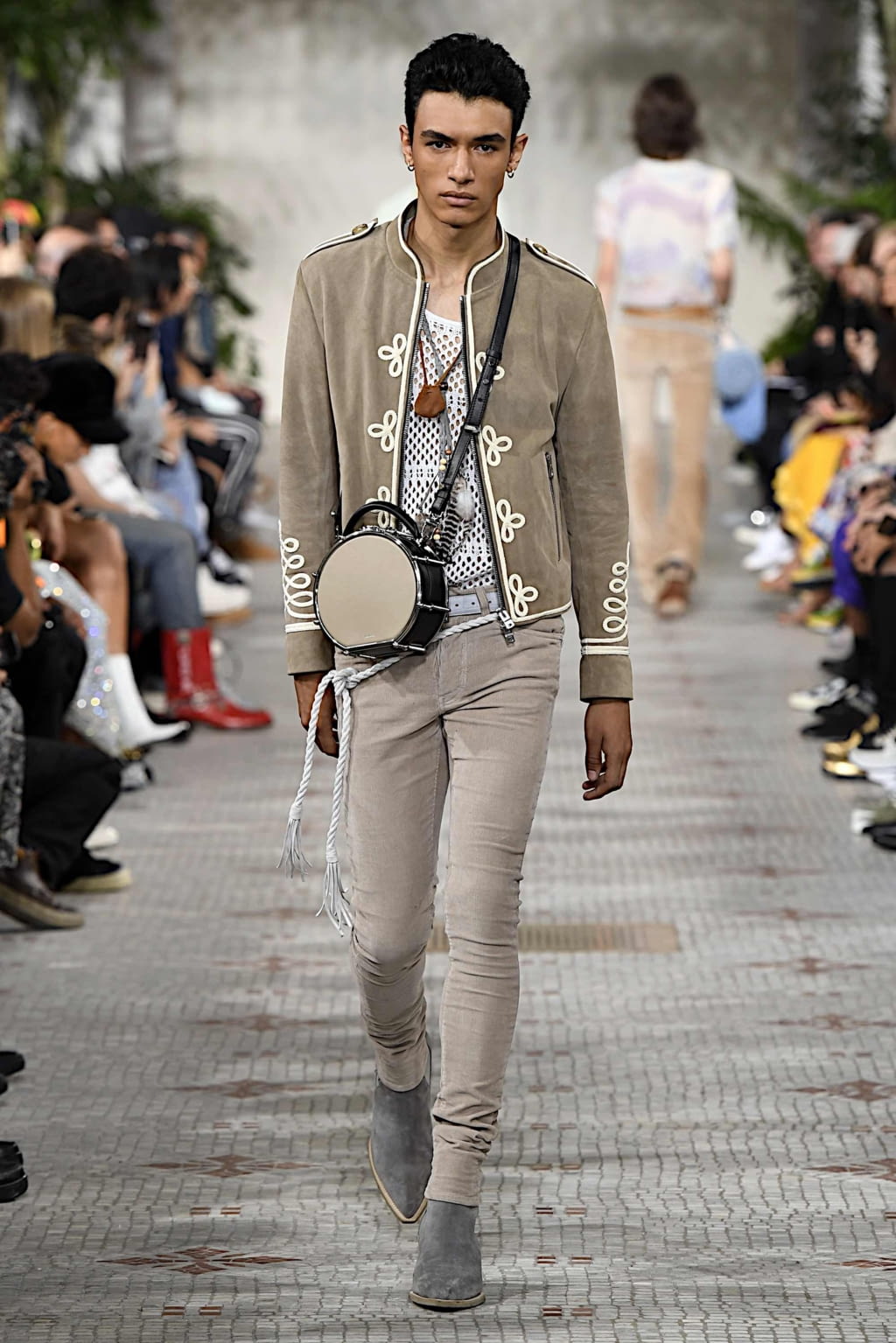 Fashion Week Paris Spring/Summer 2020 look 19 from the Amiri collection 男装