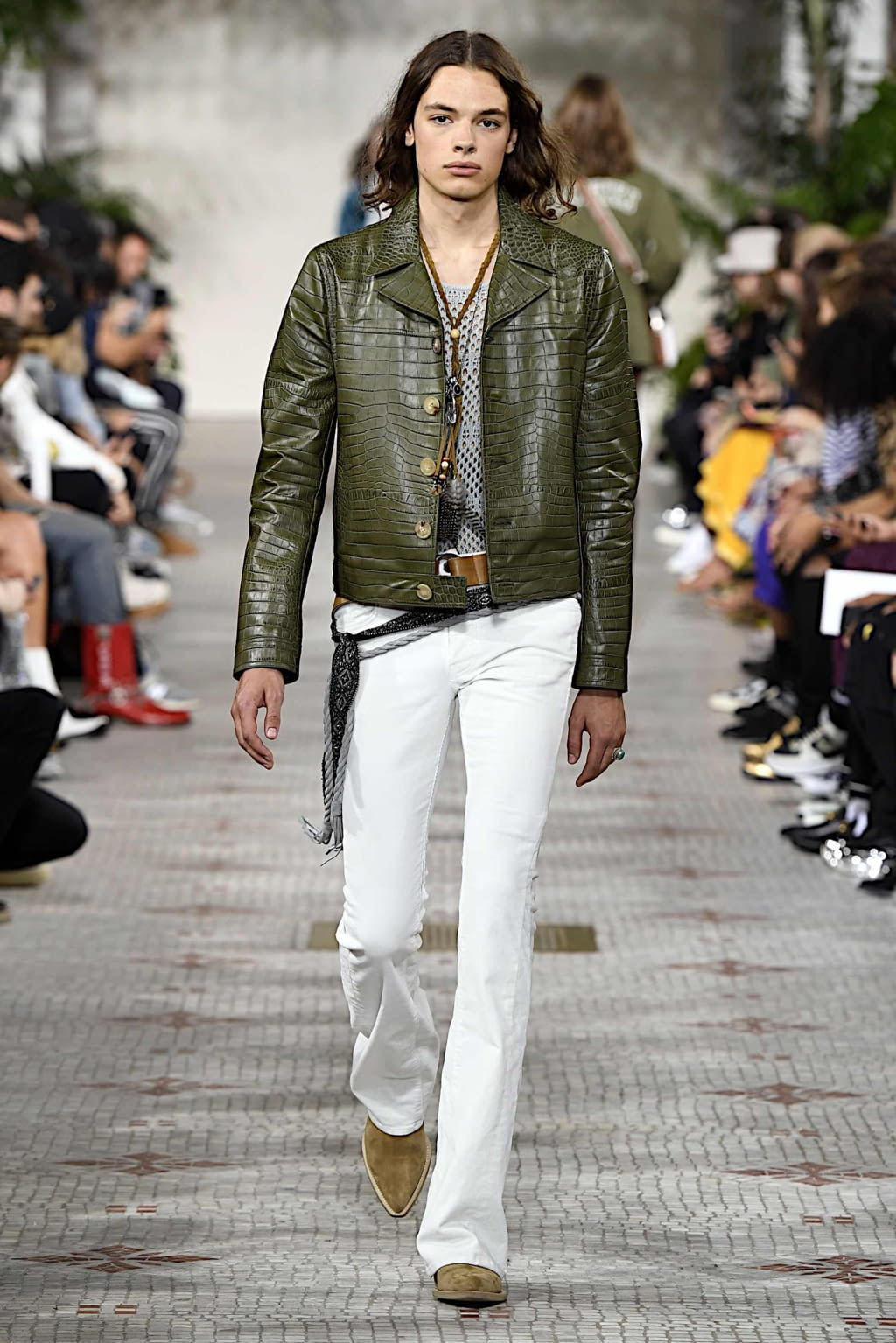 Fashion Week Paris Spring/Summer 2020 look 23 from the Amiri collection menswear
