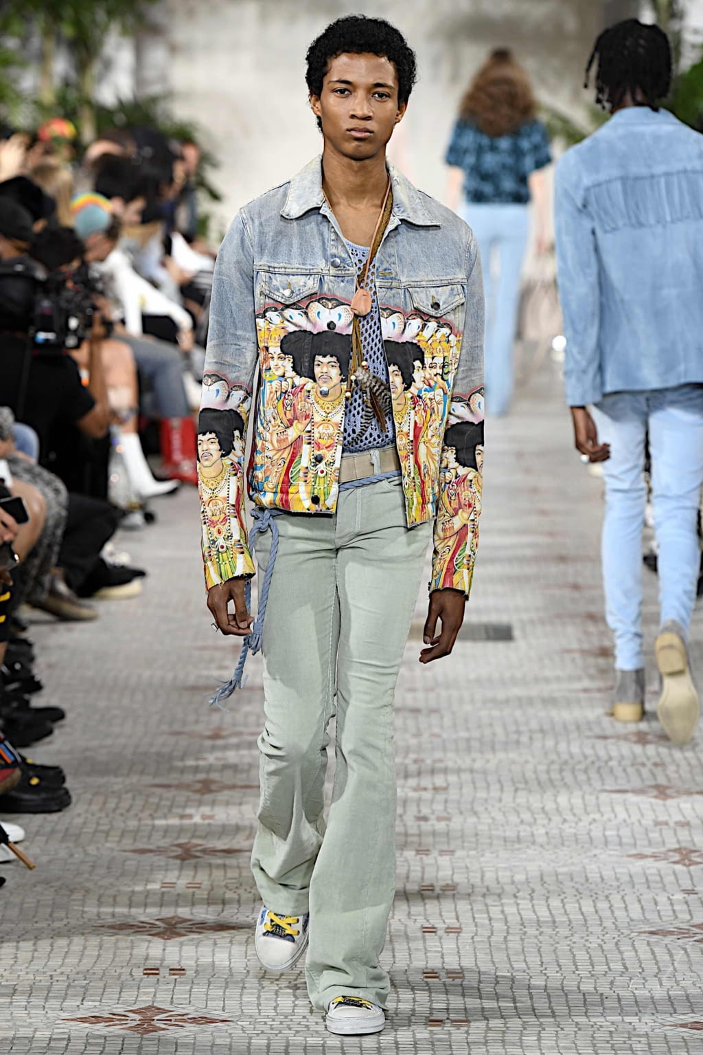 Fashion Week Paris Spring/Summer 2020 look 26 from the Amiri collection 男装