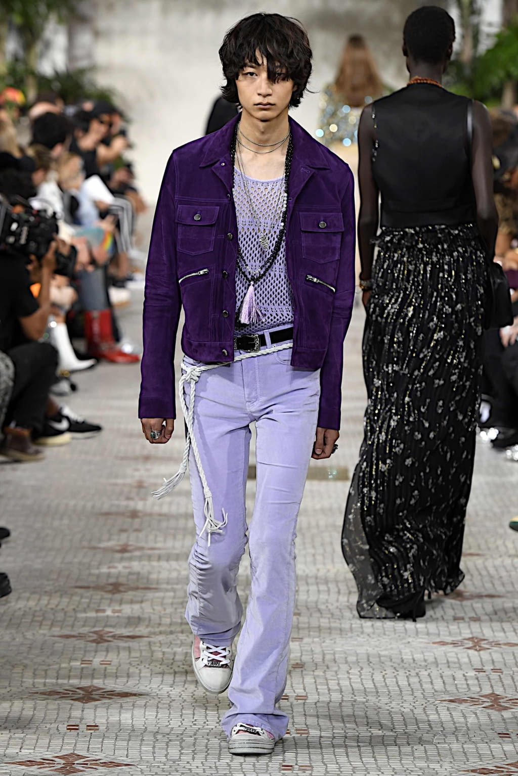 Fashion Week Paris Spring/Summer 2020 look 35 from the Amiri collection menswear