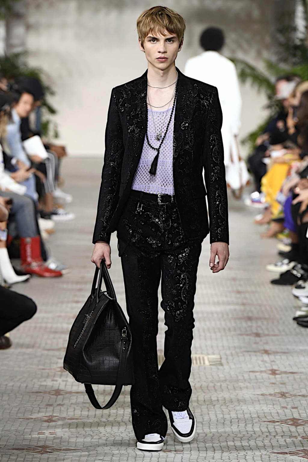 Fashion Week Paris Spring/Summer 2020 look 45 from the Amiri collection menswear
