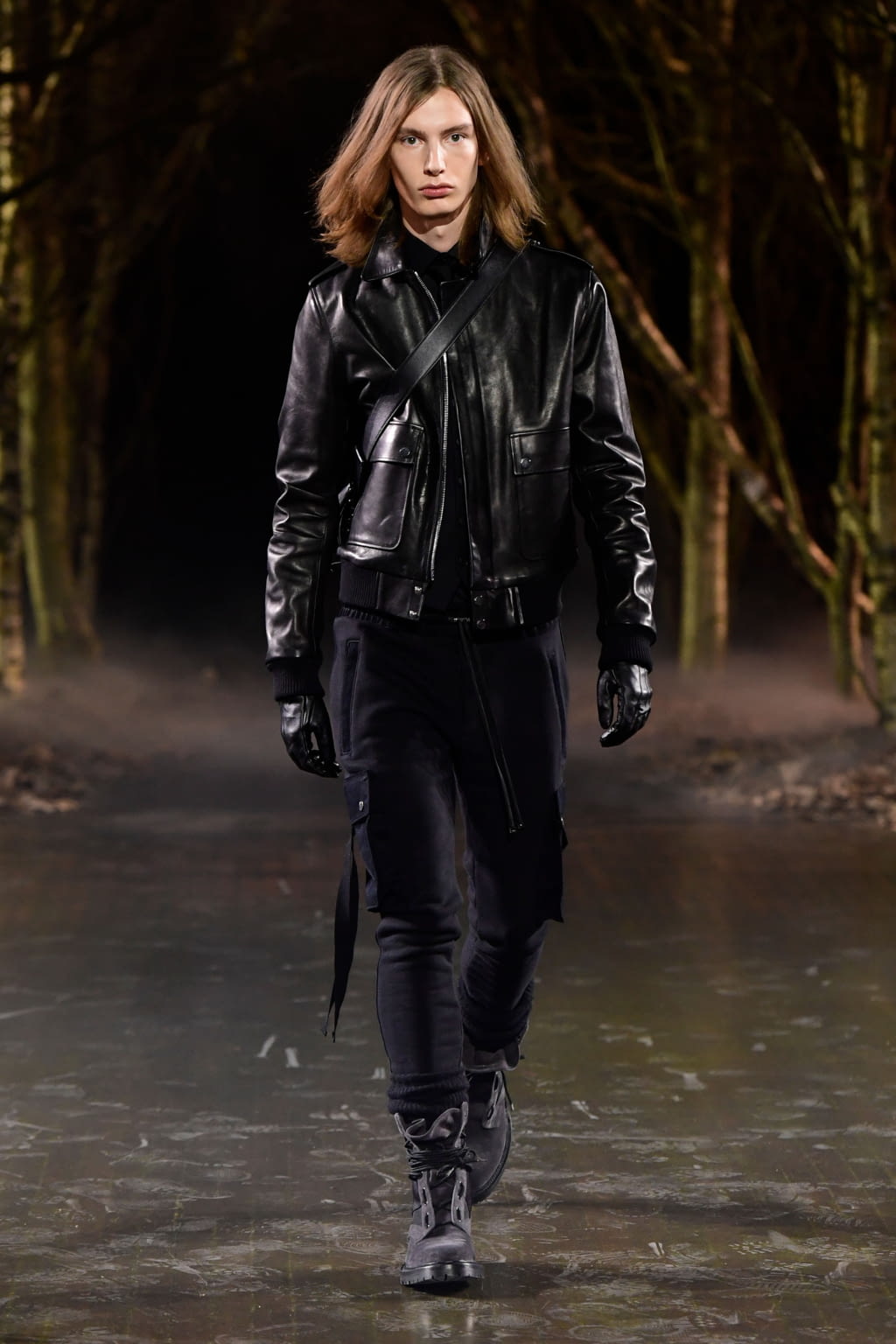 Fashion Week Paris Fall/Winter 2019 look 11 de la collection Amiri menswear