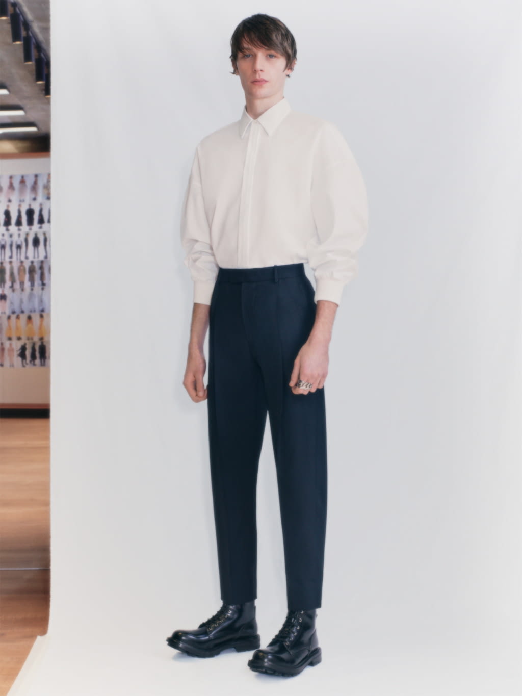 Fashion Week Paris Spring/Summer 2021 look 3 de la collection Alexander McQueen womenswear