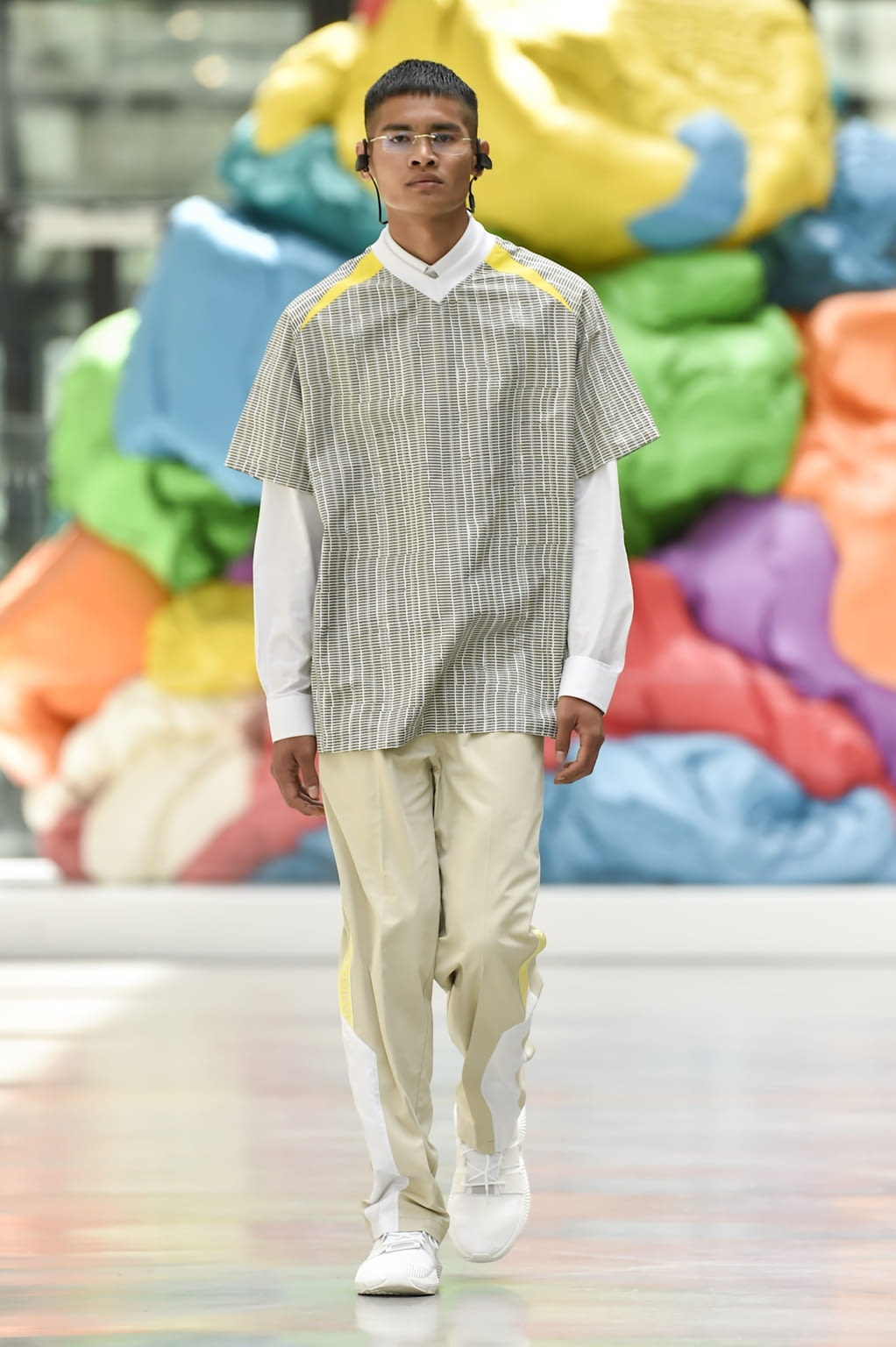 Fashion Week Paris Spring/Summer 2019 look 11 from the Andrea Crews collection menswear