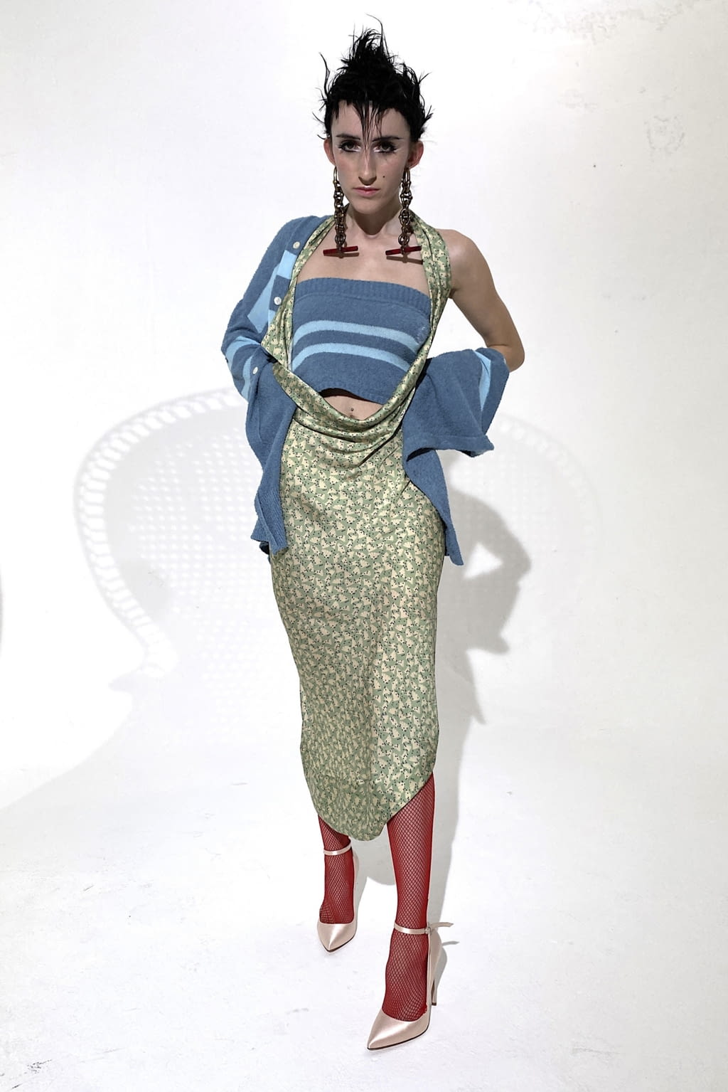 Fashion Week Paris Spring/Summer 2021 look 26 from the Andreas Kronthaler for Vivienne Westwood collection 女装