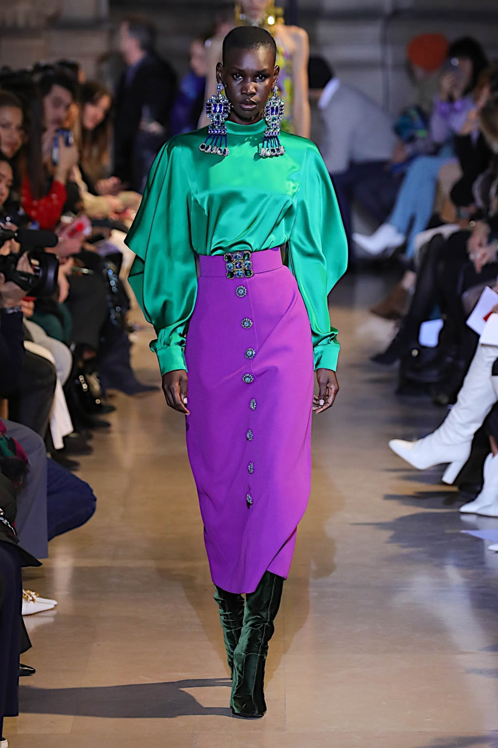 Fashion Week Paris Fall/Winter 2020 look 30 de la collection Andrew GN womenswear