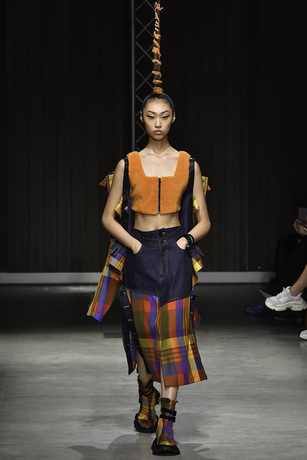 Fashion Week Milan Fall/Winter 2019 look 12 de la collection Angel Chen womenswear