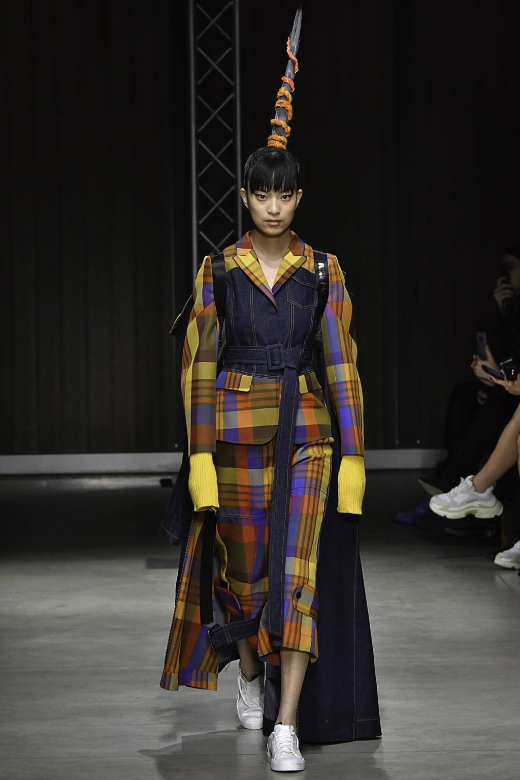 Fashion Week Milan Fall/Winter 2019 look 14 from the Angel Chen collection womenswear