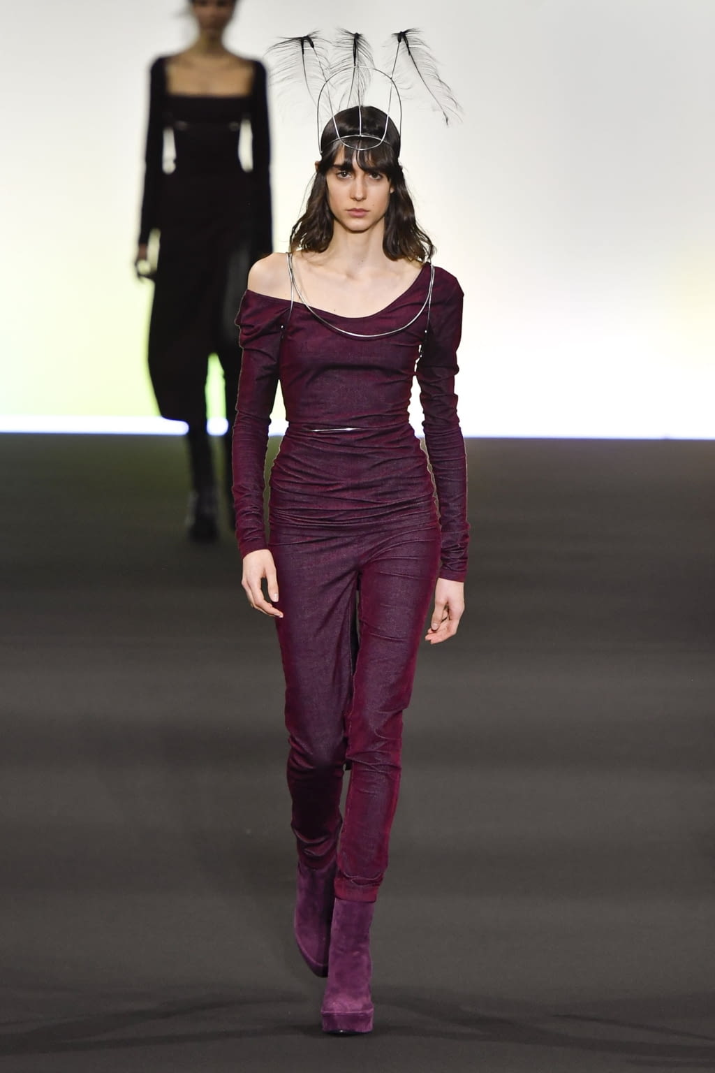 Fashion Week Paris Fall/Winter 2020 look 11 from the Ann Demeulemeester collection 女装
