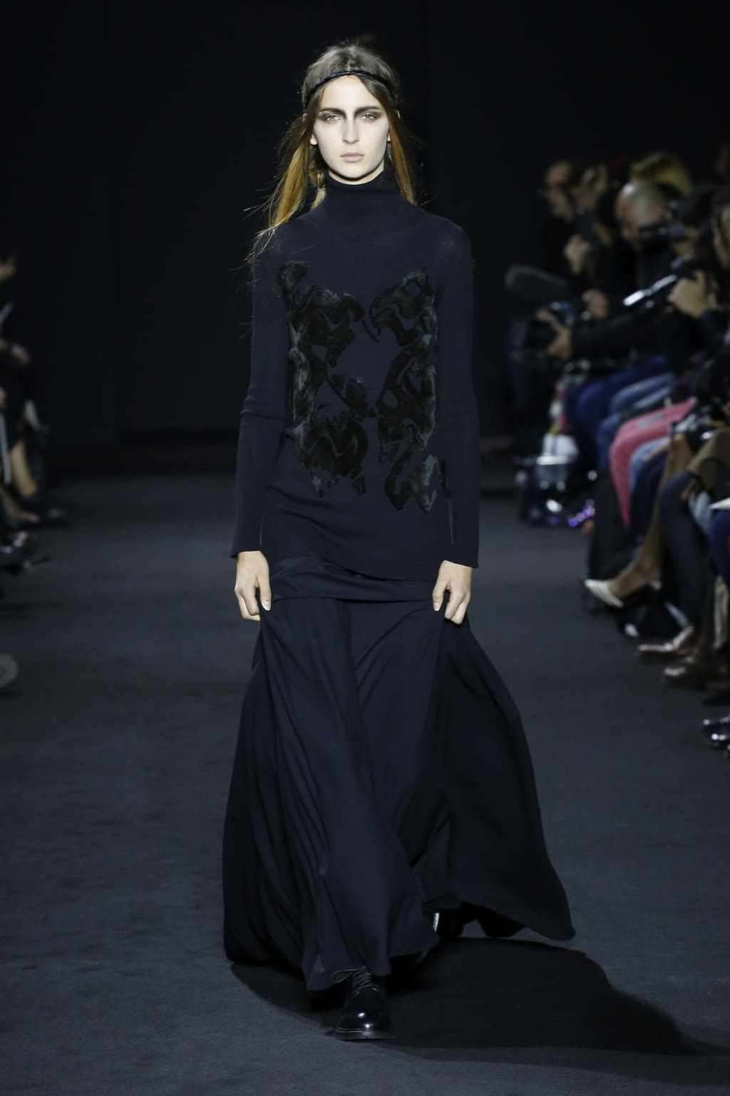 Fashion Week Paris Fall/Winter 2016 look 18 from the Ann Demeulemeester collection womenswear