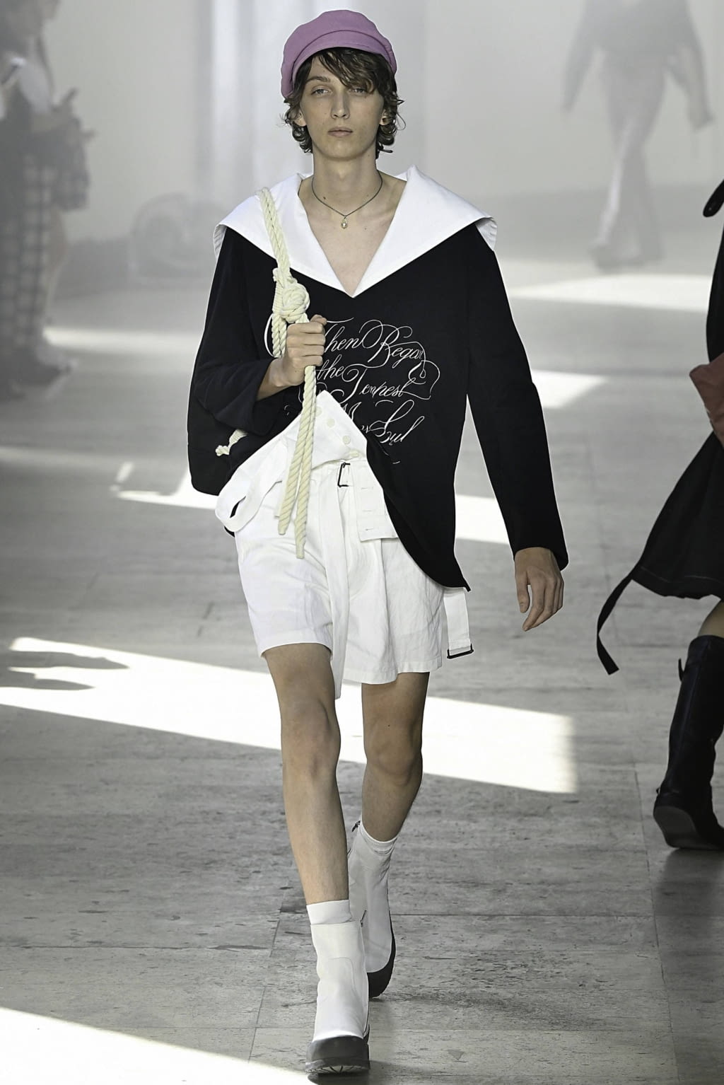 Fashion Week Paris Spring/Summer 2020 look 20 de la collection Ann Demeulemeester menswear
