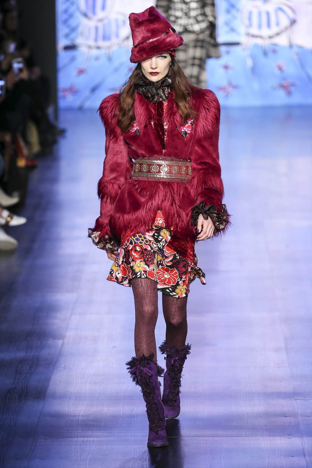 Fashion Week New York Fall/Winter 2017 look 14 from the Anna Sui collection 女装