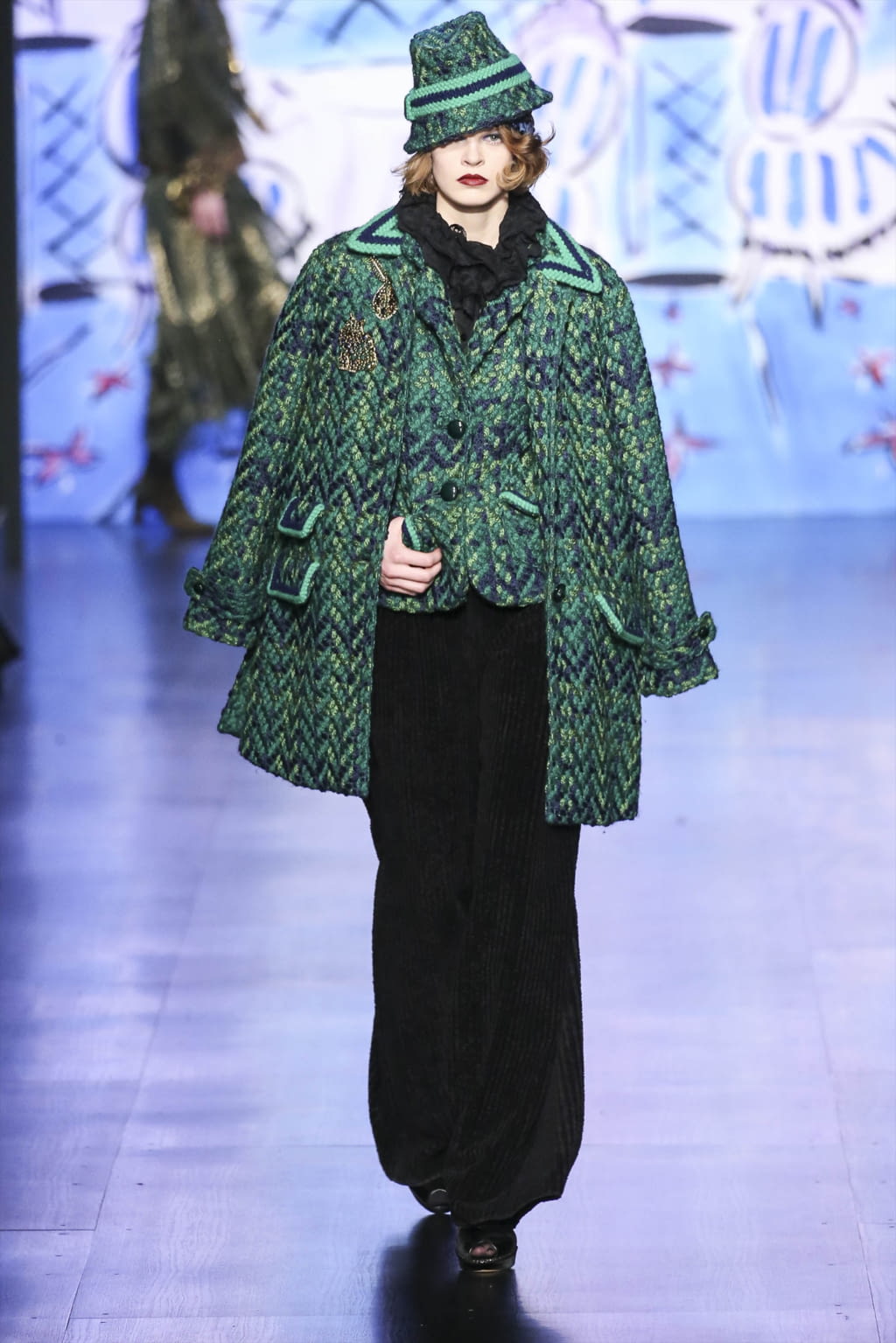 Fashion Week New York Fall/Winter 2017 look 21 de la collection Anna Sui womenswear