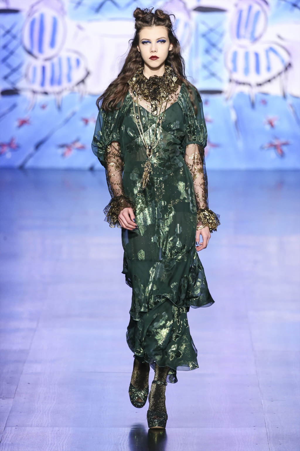 Fashion Week New York Fall/Winter 2017 look 30 de la collection Anna Sui womenswear