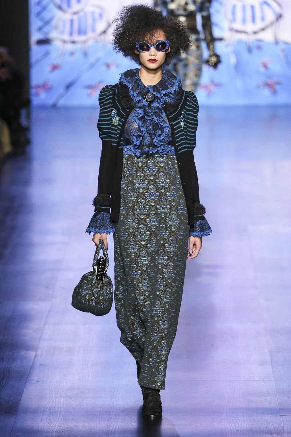 Fashion Week New York Fall/Winter 2017 look 40 de la collection Anna Sui womenswear