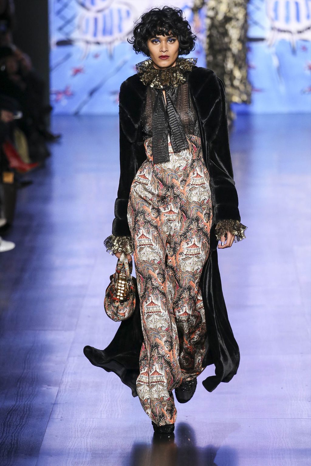 Fashion Week New York Fall/Winter 2017 look 46 from the Anna Sui collection womenswear