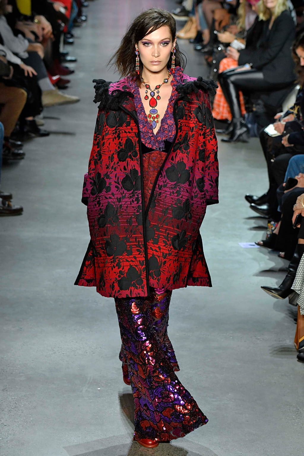 Fashion Week New York Fall/Winter 2018 look 2 from the Anna Sui collection womenswear