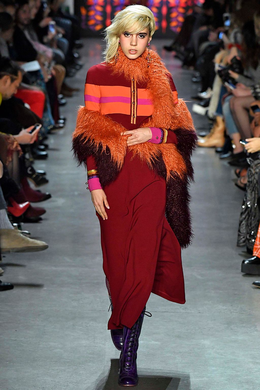 Fashion Week New York Fall/Winter 2018 look 27 from the Anna Sui collection womenswear
