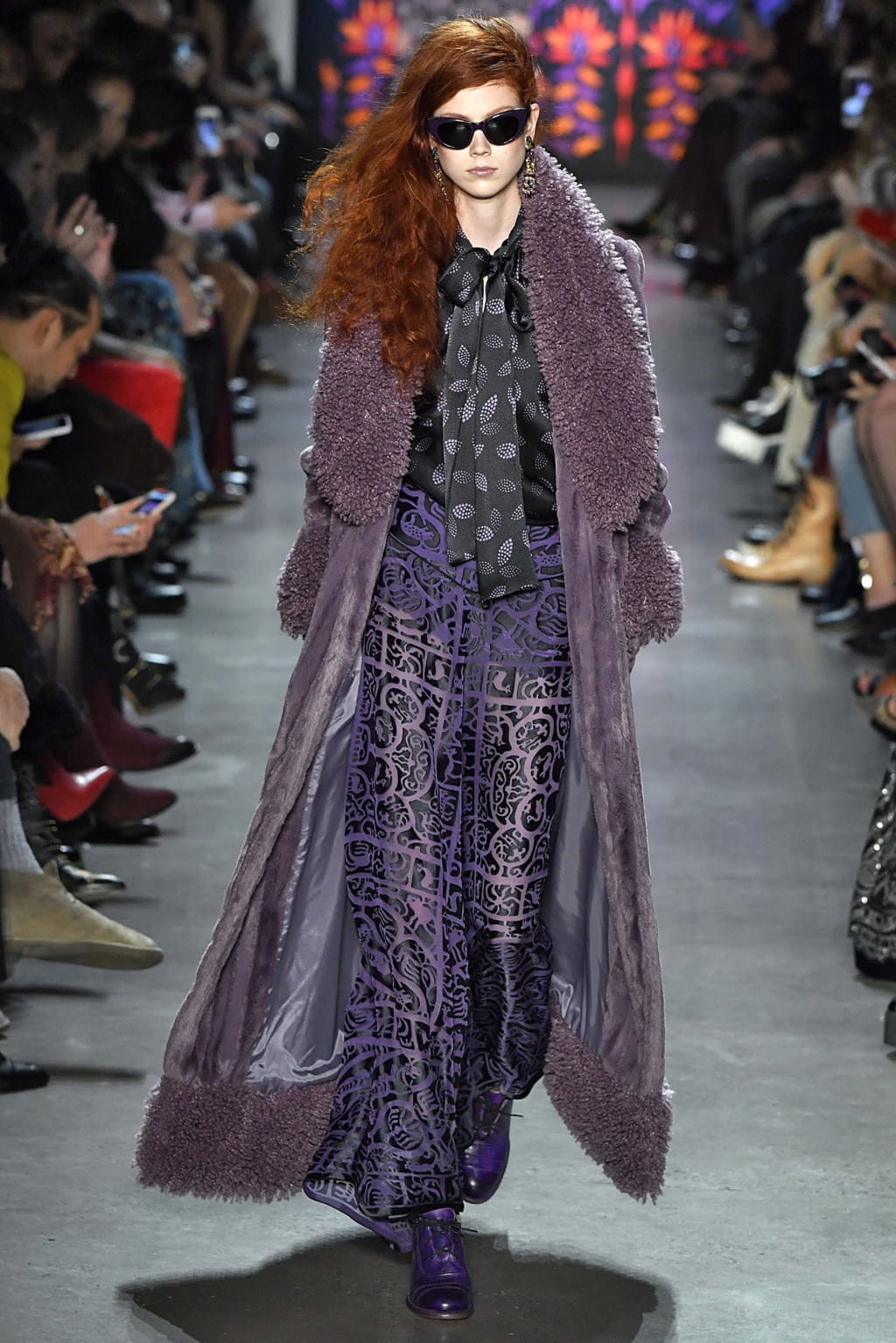 Fashion Week New York Fall/Winter 2018 look 31 from the Anna Sui collection 女装