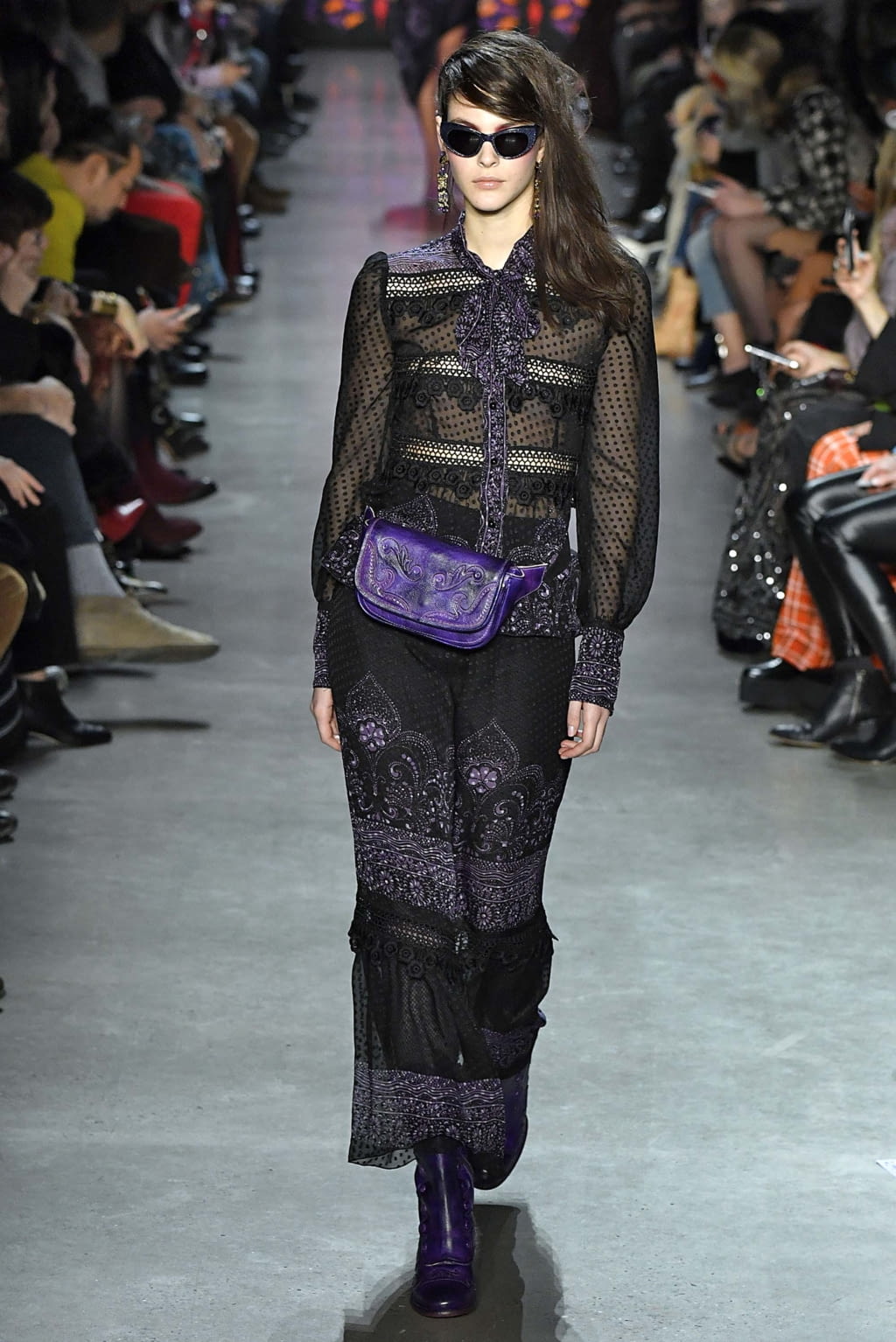 Fashion Week New York Fall/Winter 2018 look 34 from the Anna Sui collection womenswear
