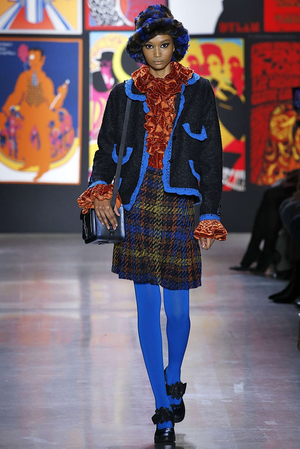 Fashion Week New York Fall/Winter 2019 look 8 from the Anna Sui collection 女装
