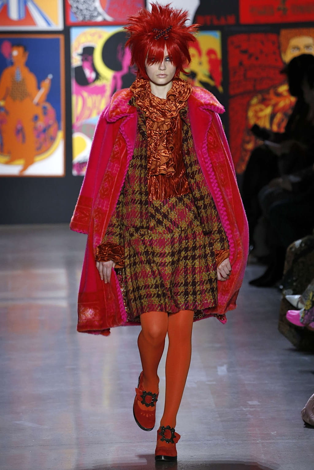 Fashion Week New York Fall/Winter 2019 look 13 from the Anna Sui collection 女装