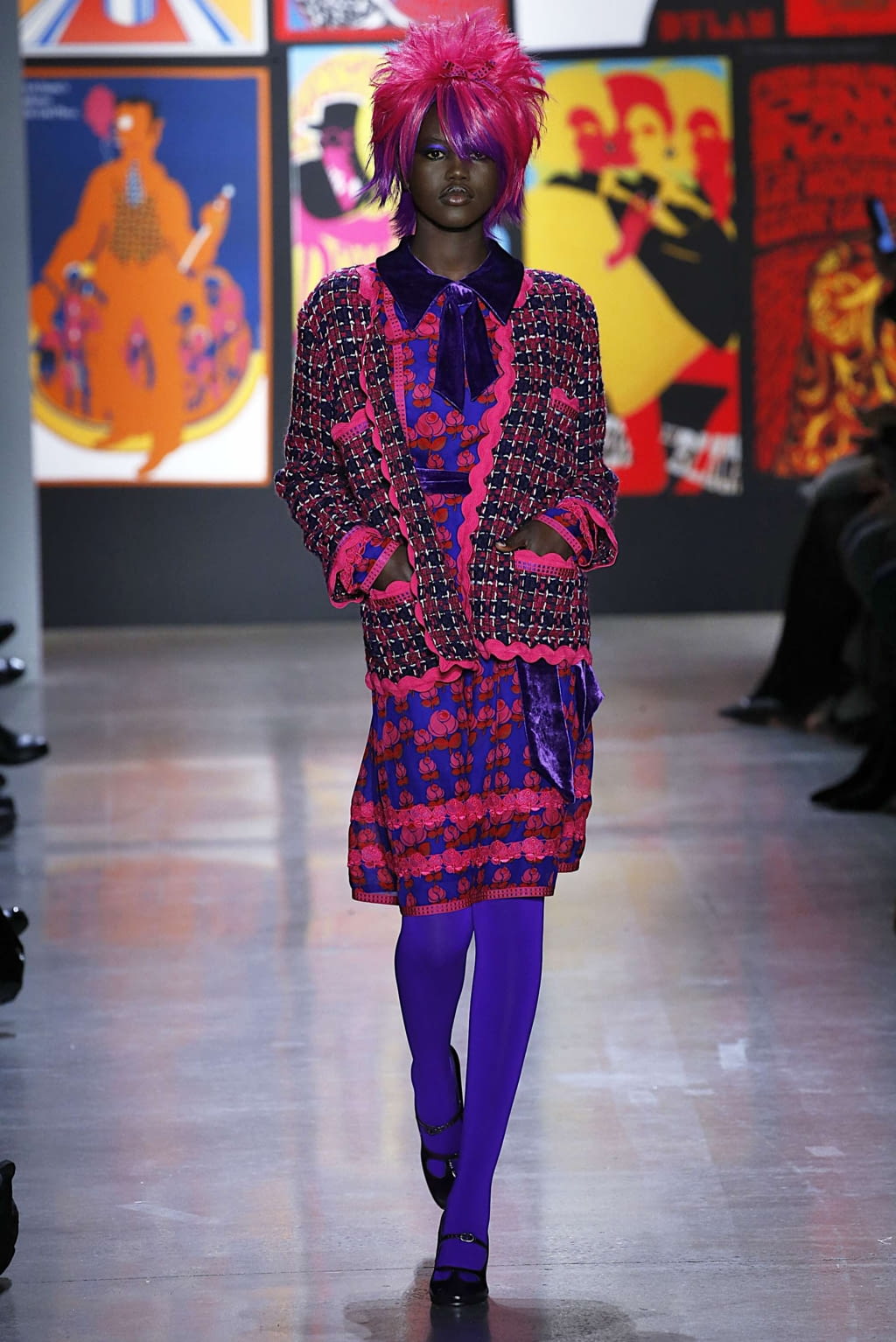 Fashion Week New York Fall/Winter 2019 look 22 from the Anna Sui collection 女装