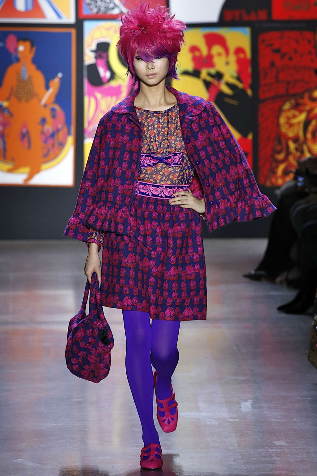 Fashion Week New York Fall/Winter 2019 look 21 from the Anna Sui collection 女装