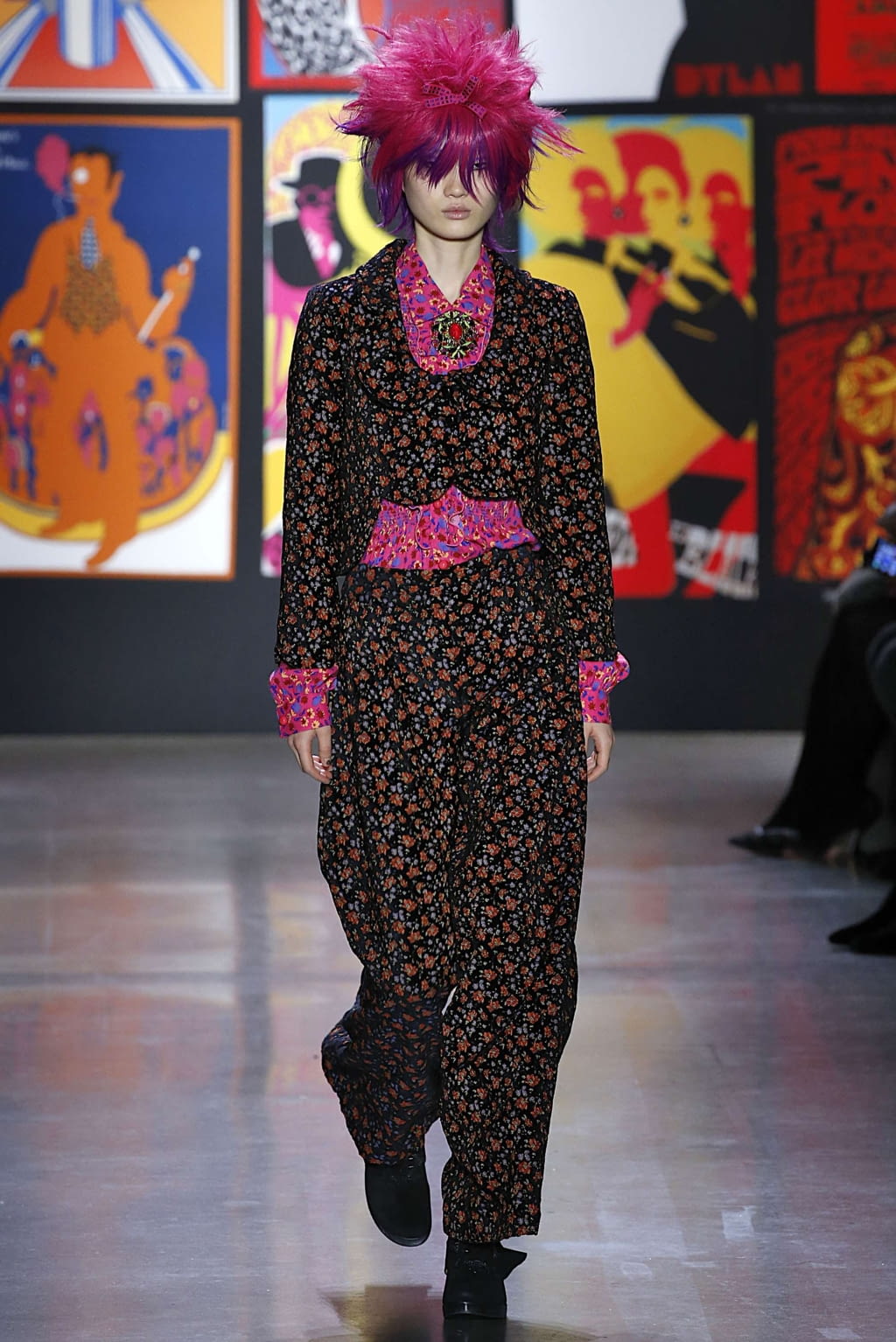 Fashion Week New York Fall/Winter 2019 look 24 from the Anna Sui collection 女装