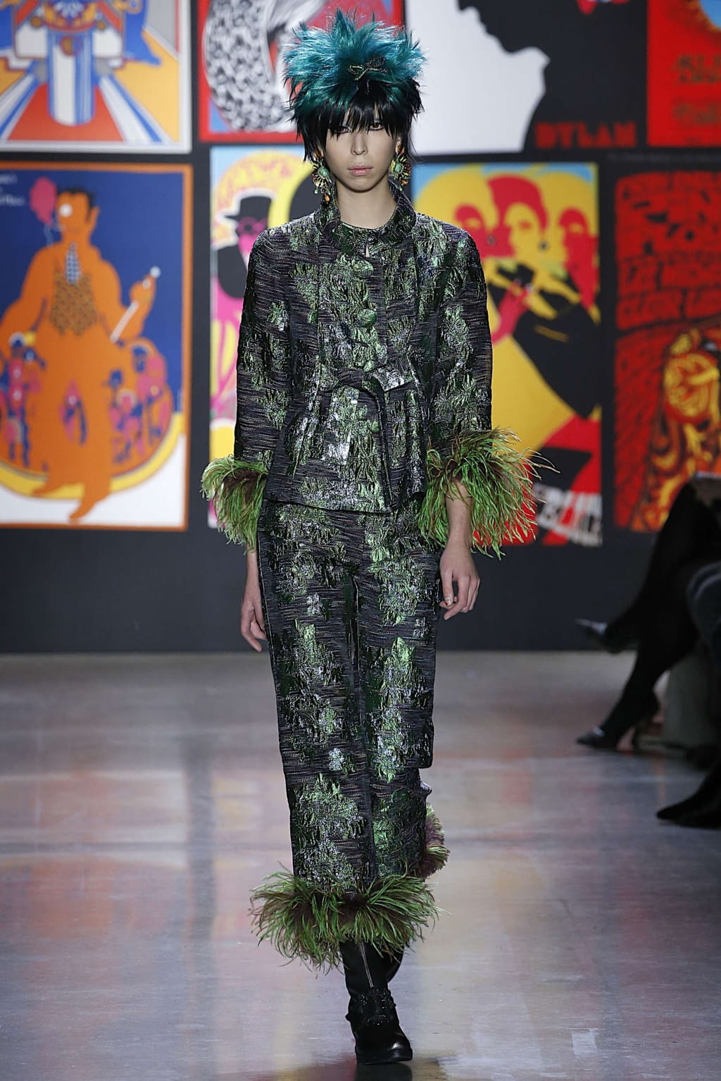 Fashion Week New York Fall/Winter 2019 look 30 from the Anna Sui collection 女装