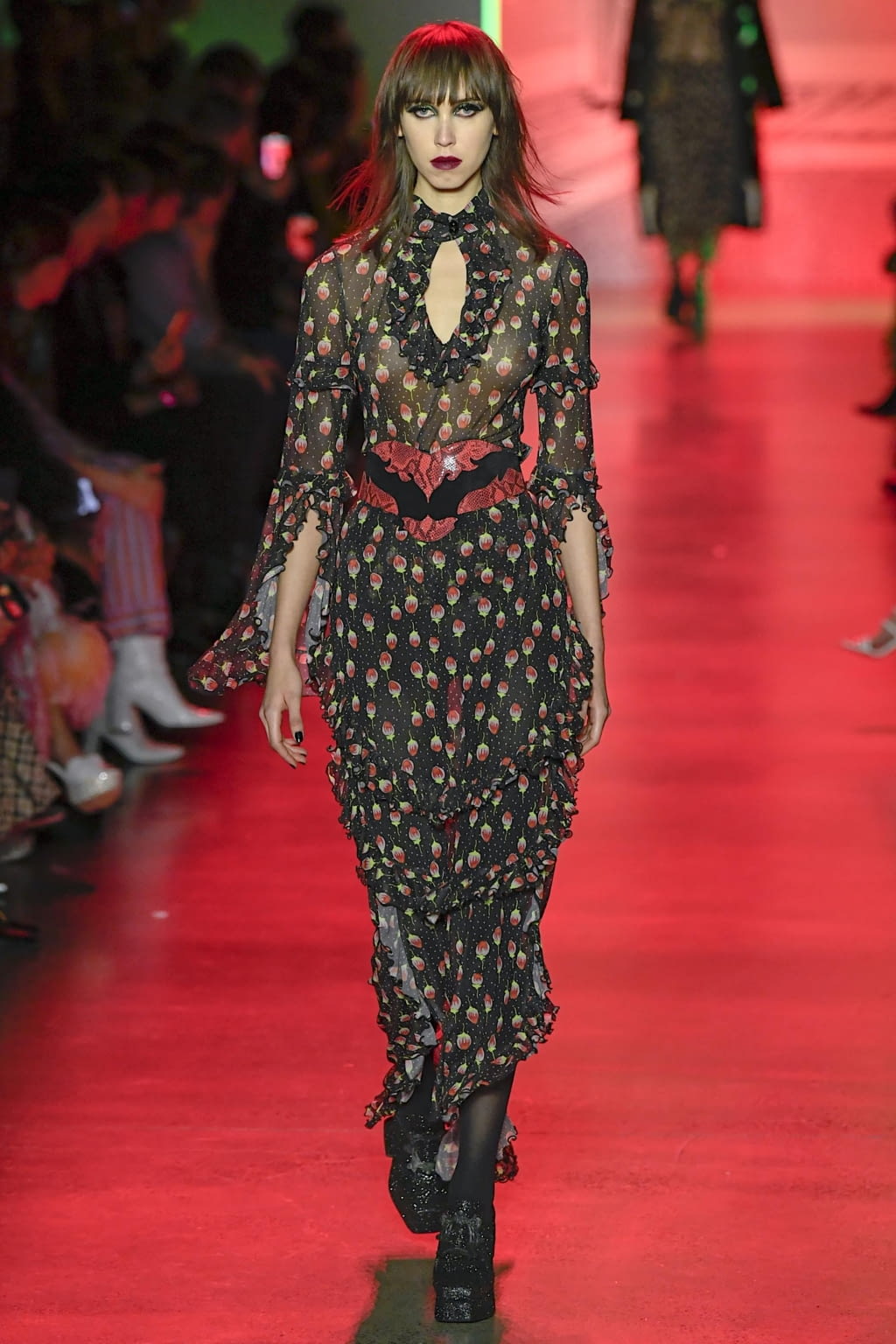 Fashion Week New York Fall/Winter 2020 look 1 from the Anna Sui collection 女装
