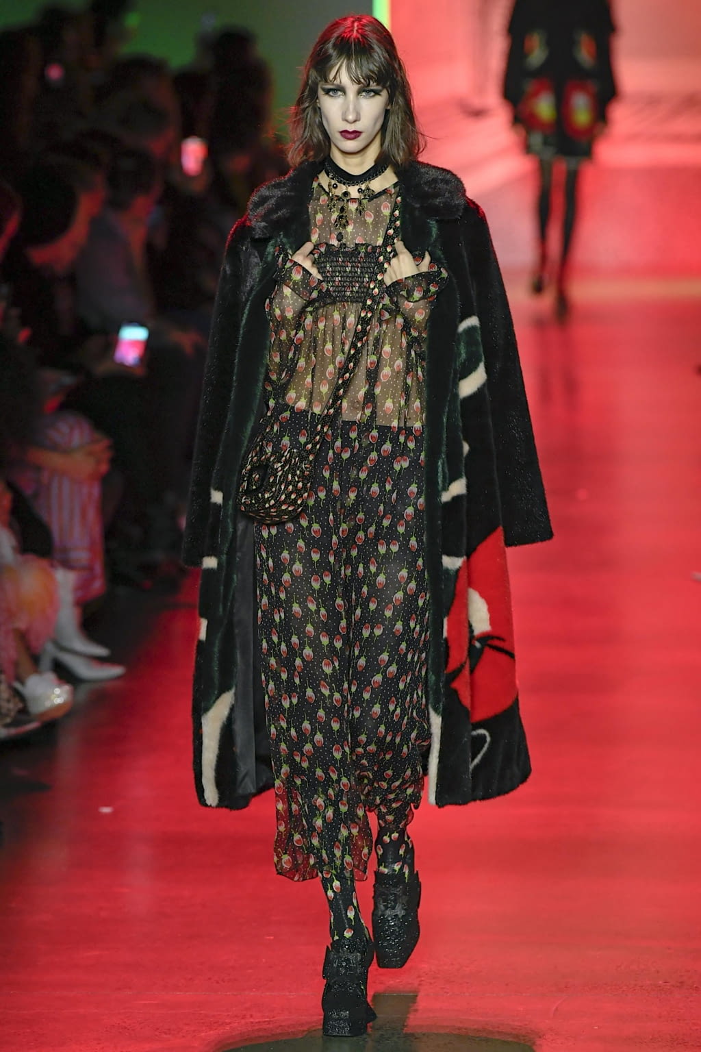 Fashion Week New York Fall/Winter 2020 look 2 from the Anna Sui collection womenswear
