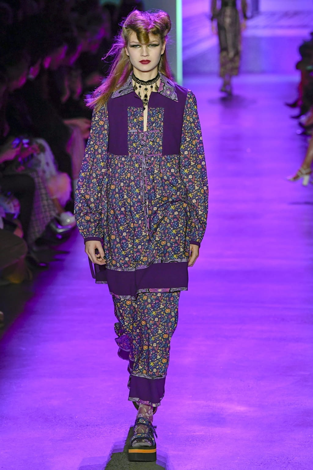 Fashion Week New York Fall/Winter 2020 look 20 de la collection Anna Sui womenswear