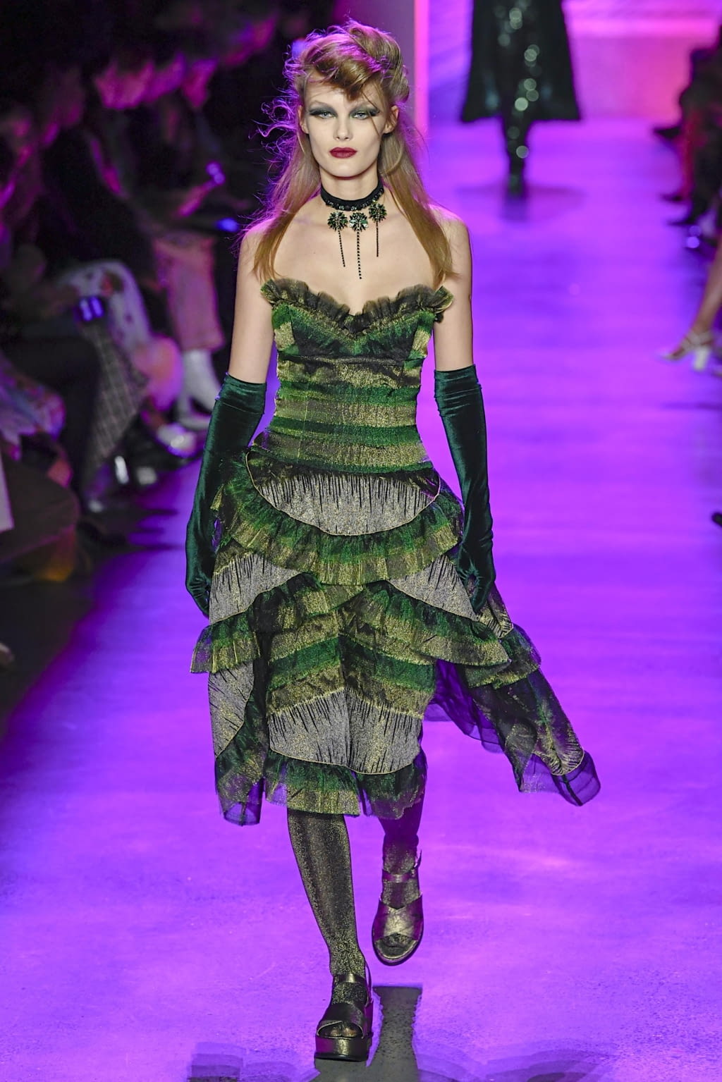 Fashion Week New York Fall/Winter 2020 look 45 from the Anna Sui collection 女装