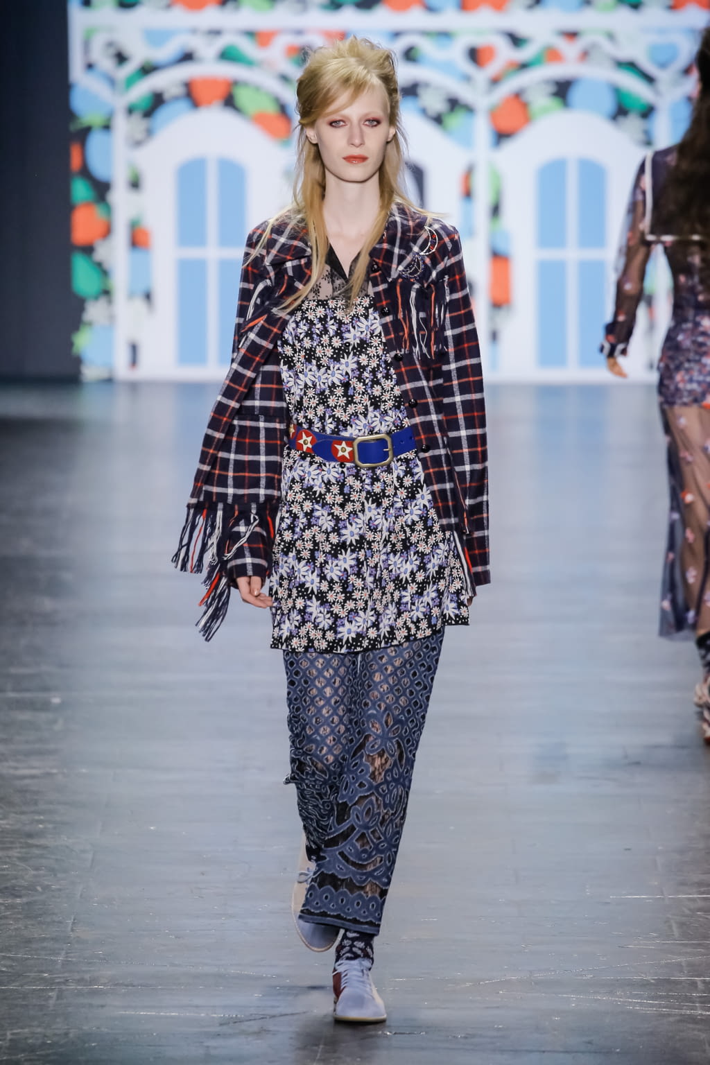 Fashion Week New York Spring/Summer 2017 look 12 from the Anna Sui collection womenswear