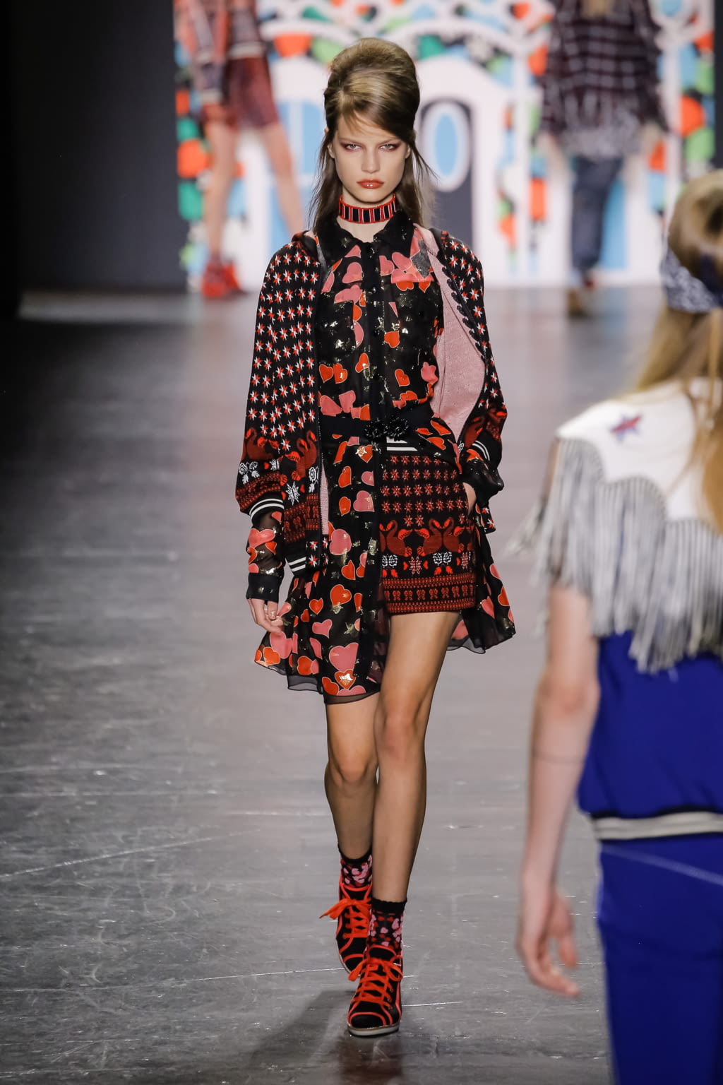 Fashion Week New York Spring/Summer 2017 look 14 from the Anna Sui collection womenswear
