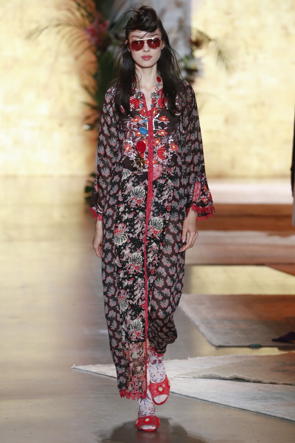 Fashion Week New York Spring/Summer 2019 look 4 de la collection Anna Sui womenswear