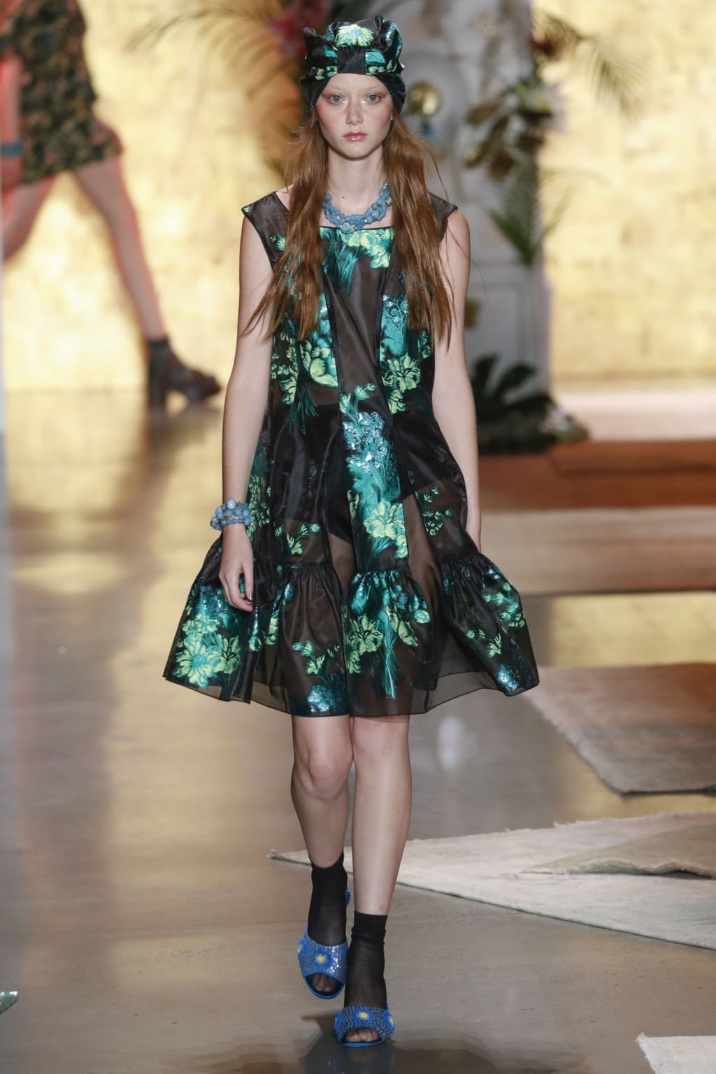 Fashion Week New York Spring/Summer 2019 look 11 from the Anna Sui collection 女装