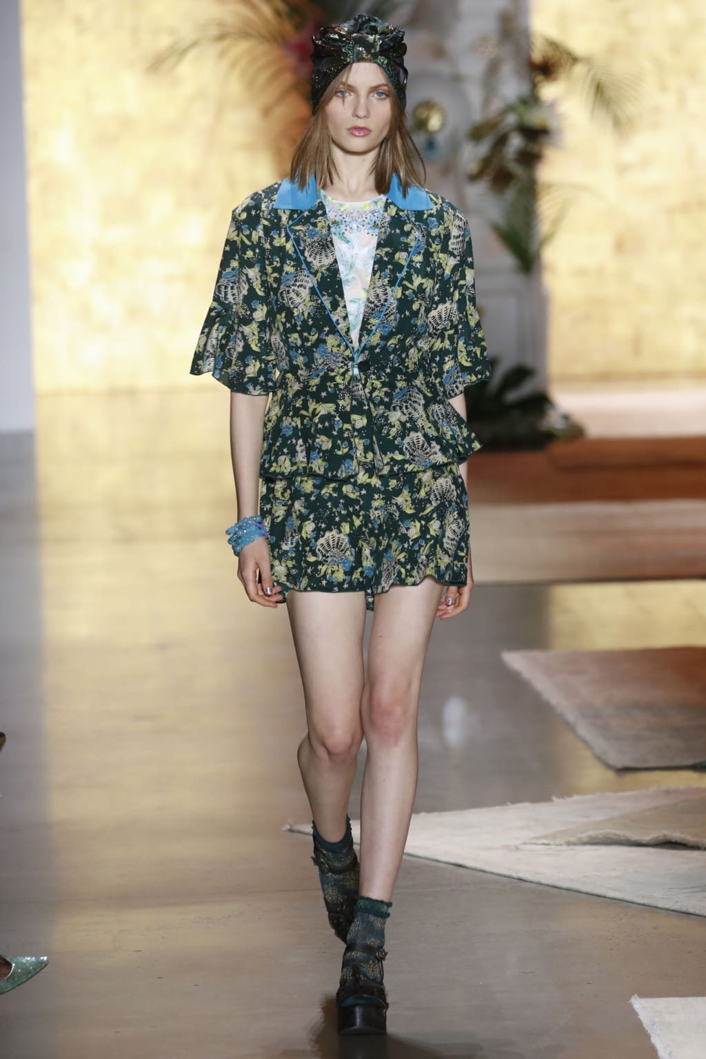Fashion Week New York Spring/Summer 2019 look 12 de la collection Anna Sui womenswear