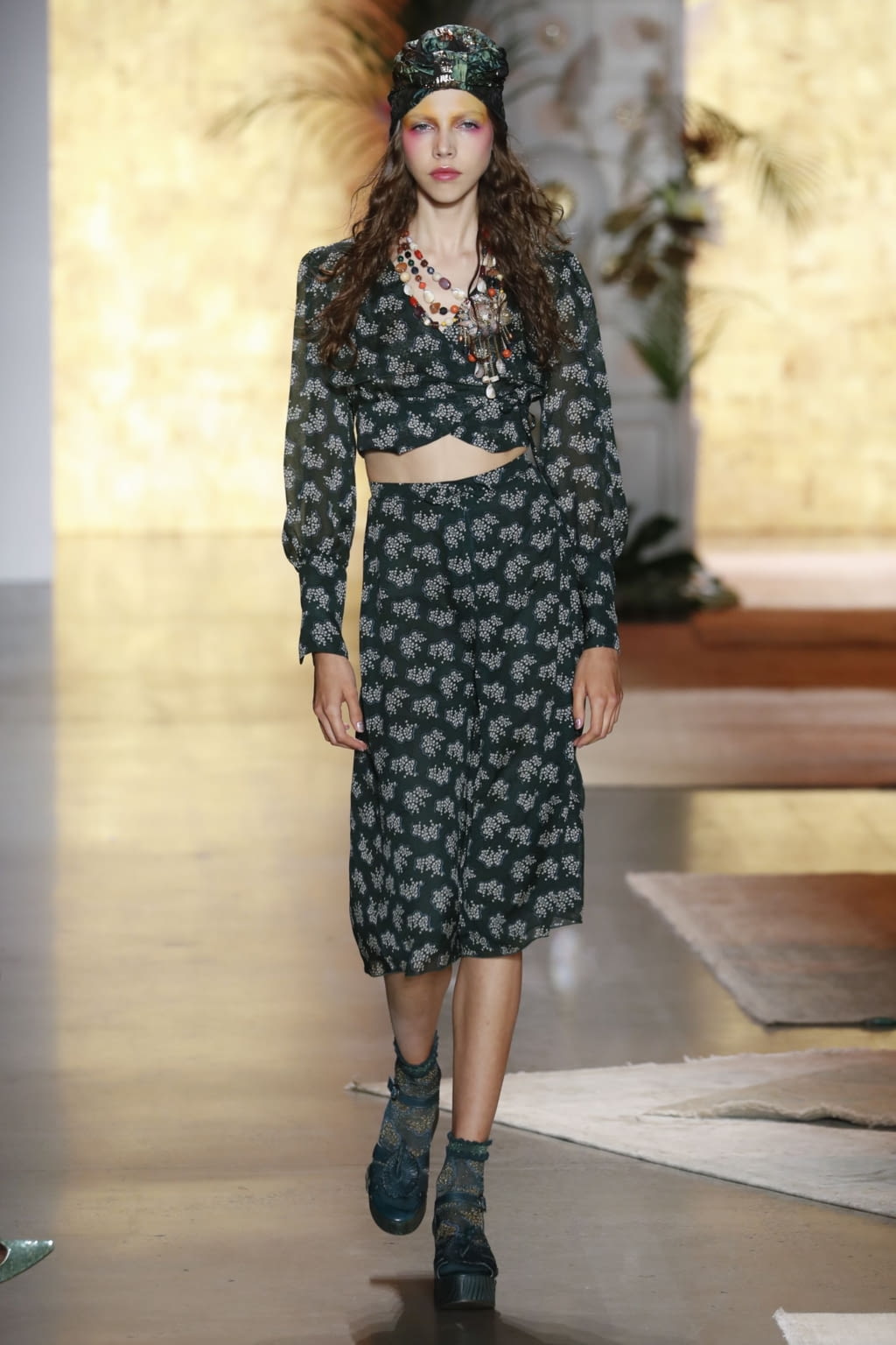 Fashion Week New York Spring/Summer 2019 look 15 de la collection Anna Sui womenswear