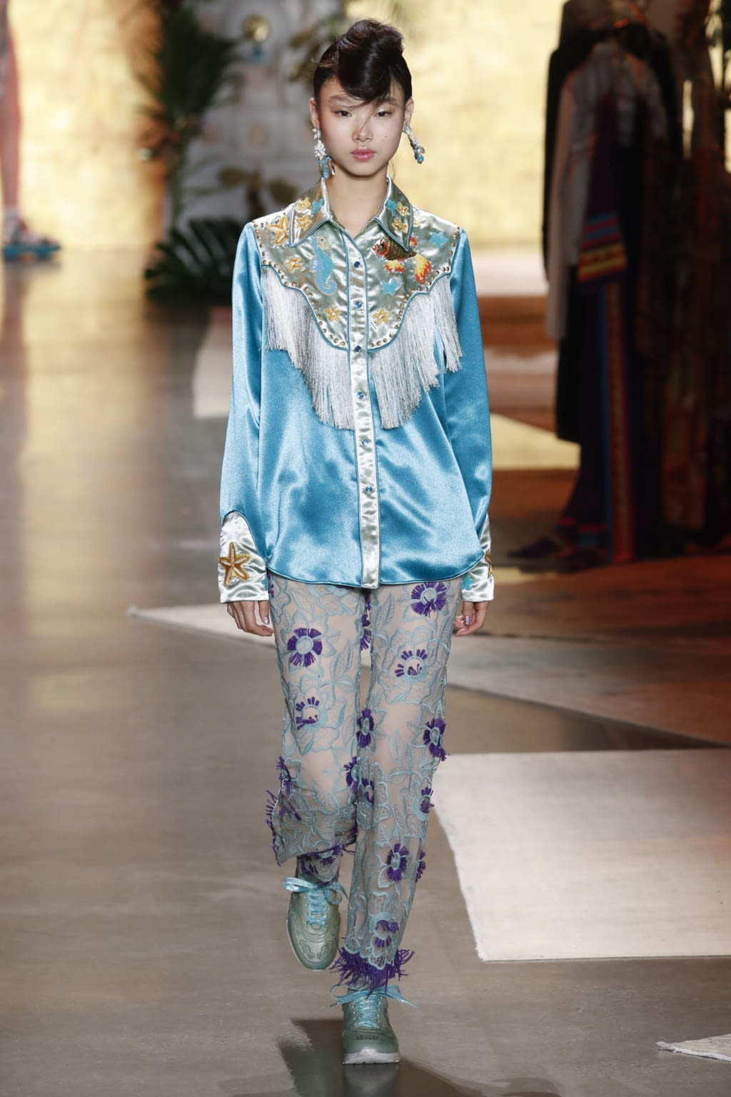 Fashion Week New York Spring/Summer 2019 look 26 from the Anna Sui collection womenswear