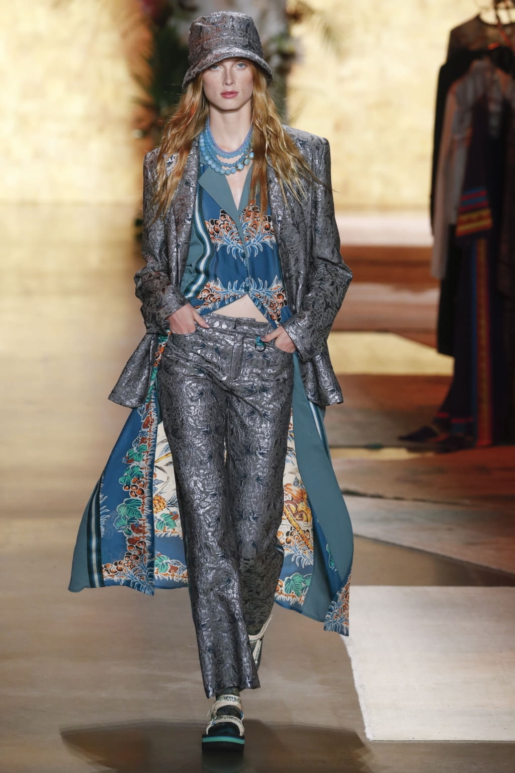 Fashion Week New York Spring/Summer 2019 look 33 from the Anna Sui collection womenswear