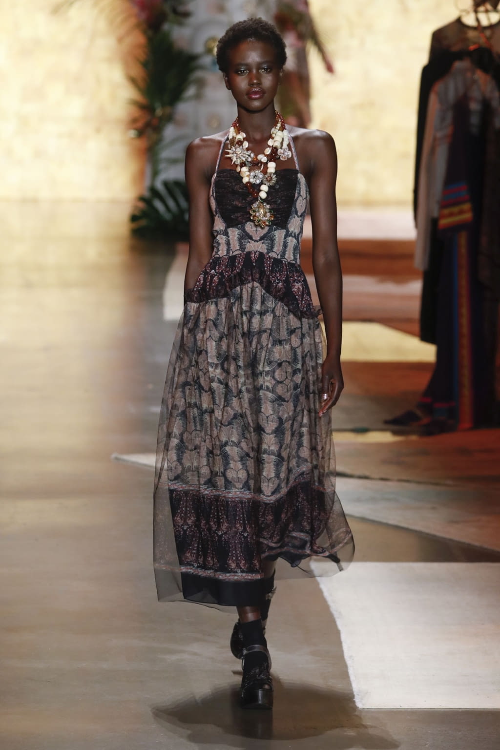 Fashion Week New York Spring/Summer 2019 look 45 de la collection Anna Sui womenswear