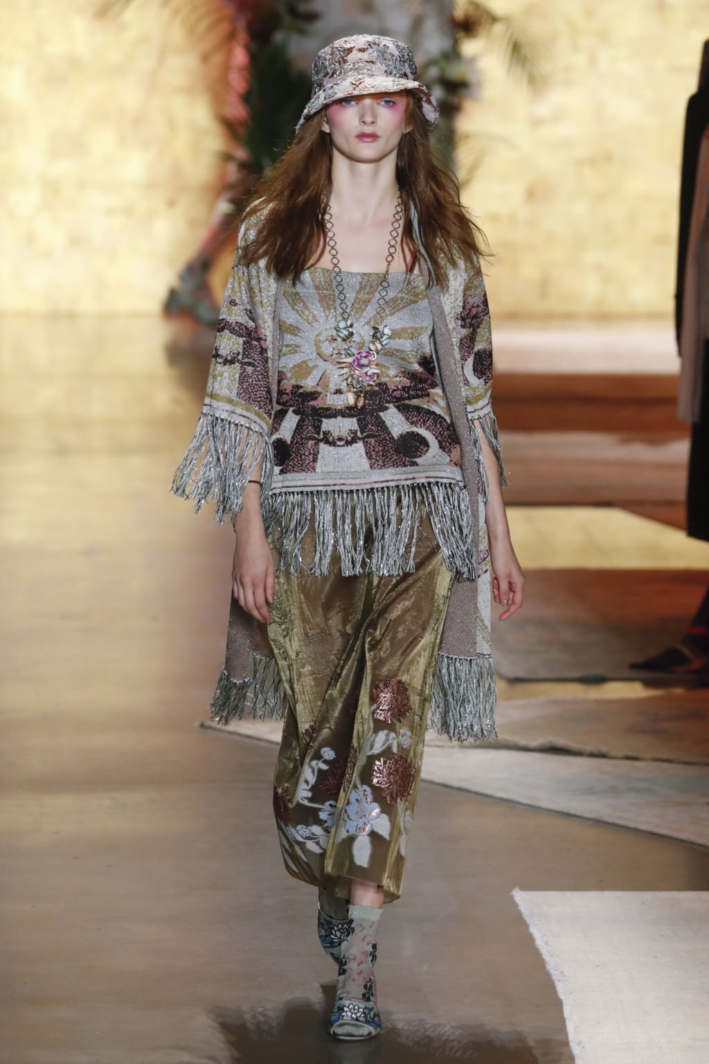 Fashion Week New York Spring/Summer 2019 look 46 from the Anna Sui collection womenswear