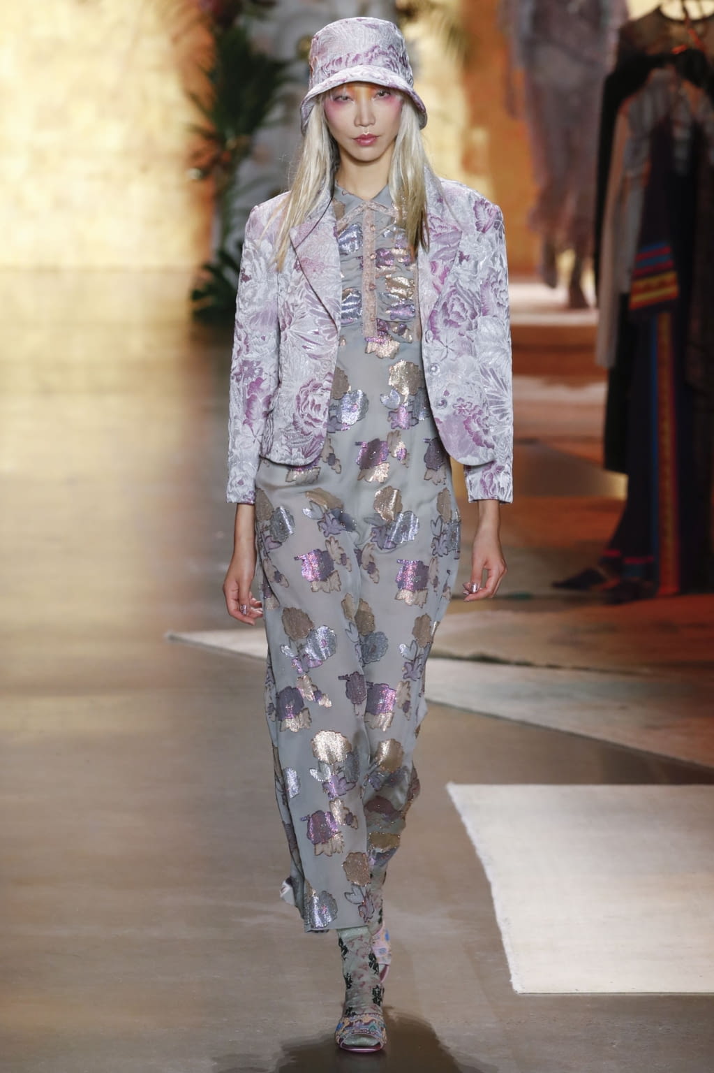 Fashion Week New York Spring/Summer 2019 look 48 from the Anna Sui collection womenswear